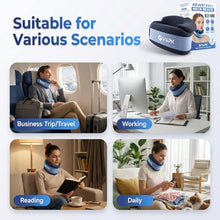 Load image into Gallery viewer, Ice Silk Neck Brace,Neck Brace Cervical Collar,Neck Support Brace for Sleeping Soft,Breathable Cervical Collar for Pain Relief/Posture Correction,Travel, Workers & Neck Injury Recovery for Women & Men