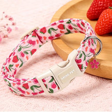 Load image into Gallery viewer, ARING PET Dog Collar, Cute Spring Summer Strawberry Cherry Pet Collars for Puppy Small Medium Large Boy Girl Dogs-S, for Daily Outdoor Walking Training