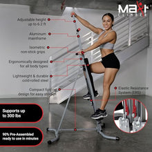 Load image into Gallery viewer, MaxiClimber 2.0 Vertical Climber Exercise Machine w/ Elastic Resistance System