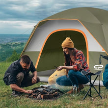 Load image into Gallery viewer, CAMPROS CP Tents for Camping 2/4/6 Person, Waterproof Windproof Dome Tent