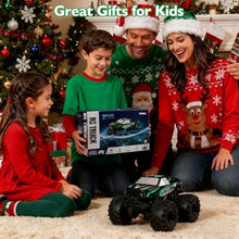 Load image into Gallery viewer, Ufilni 1:24 Waterproof Monster Truck Toys RC Cars: Amphibious Remote Control Car Trucks 4WD All Terrain Off-Road Pickup Toy for 6 7 8 9 10 11 12 Year Old Boys Girls Kids Gifts Presents Green