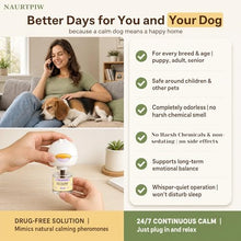 Load image into Gallery viewer, Dog Calming Diffuser 6 Pack (2 Plug in + 4 Refills), 120 Days Supply, Dog Pheromone Diffuser for Anxiety Relief, Destructive Behavior, Pee Accidents, Separation Anxiety, Aggression, Barking & Chewing