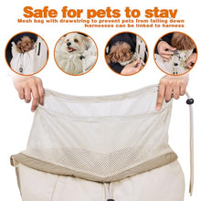 Load image into Gallery viewer, Dog Carrier Sling,Dog Carriers for Small Dogs & Cats Up to 20lbs,Puppy Carrying Backpack Pet Purse with Pockets,Adjustable Shoulder Strap,Hands Free for Travel (Beige)