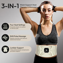Load image into Gallery viewer, RoundT2 Ab Stimulator Muscle Toner - Heating & Massage Functions, Fat Burning & Abdominal Toning Device, Unisex Portable Home Fitness Equipment for Women Men Gifts
