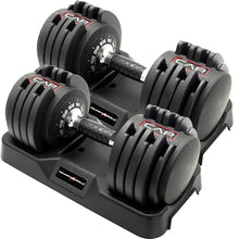 Load image into Gallery viewer, CAP ADJUSTABELL® 55 lb Pair of Adjustable Dumbbells with Contoured Full Rotation Handle
