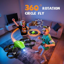 Load image into Gallery viewer, V995 Mini Drone for Kids and Beginners, Indoor Outdoor Quadcopter Plane for Boys Girls