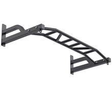 Load image into Gallery viewer, SELEWARE 48'' Multi-grip Pull Up Bar with Hangers - Black