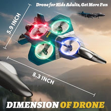 Load image into Gallery viewer, 4DRC Foam RC Plane for Adults Kids, Remote Control Airplane Toys for Boys Kids Adults Beginners, RC Planes Fighter Jet