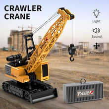 Load image into Gallery viewer, Dwi Dowellin Remote Control Crawler Crane for Boys,11-Channel 2.4GHz RC Construction Crane Toy for Kids Age 3 4-7 8 9 10 Year Old