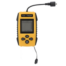 Load image into Gallery viewer, Portable Fish Finder with LCD Display, Handheld Sonar Depth Finder for Kayak Boat Lake Sea Ice Fishing, 2ft–328ft Detection, Alarm Function