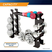 Load image into Gallery viewer, Marcy Compact Dumbbell Rack Free Weight Stand for Home Gym DBR-56 , Black, 20.50 x 8.50 x 27.00 inches