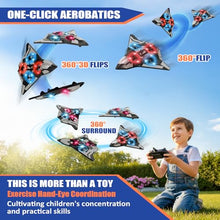Load image into Gallery viewer, ZzzMgzzZ Foam Remote Control Airplanes for Kids & Adults | Easy Control, Great for Beginner and Teenagers, with Stable Hovering, 360° Flips (Jet)