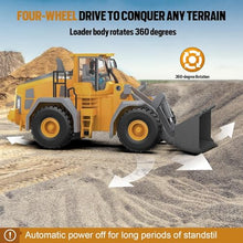 Load image into Gallery viewer, ADTHLIER Remote Control Loader, 9-Channel Loader Toy with Metal Shovel