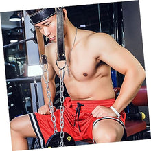 Load image into Gallery viewer, Toddmomy Neck Harness for Strength Training - Head and Neck Trainer with Padded Support for Weight Lifting and Combat Sports Adjustable Builder for Posture and Muscle Strengthening