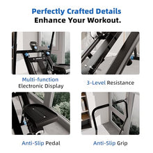Load image into Gallery viewer, Stair Stepper with Resistance, Home Gym Stair Stepper, Folding Vertical Climber Cardio Exercise Machine, Stair Climber for Full Body Workout with Noise-Free Experience, Adjustable Handlebar & Pedals