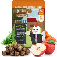 Load image into Gallery viewer, Doc Eddie’s Backyard Chicken Supplement - Plant-Based Treats for Egg Laying Hens - Poultry Feed Enrichment Made with Omega 3 Rich Algae - Essential for Immune Health, Feather Regrowth, Egg Production