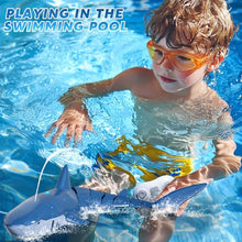 Load image into Gallery viewer, Remote Control Shark Toys for Boys Kids, 1:18 Scale High Simulation Shark for Pool