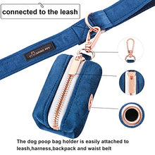 Load image into Gallery viewer, ARING PET Dog Waste Bag Dispenser, Velvet Doggy Poop Bags Holders Attach to Any Leashes, Cute Portable Washable Pet Waste Pouch Dispenser with Metal Zipper
