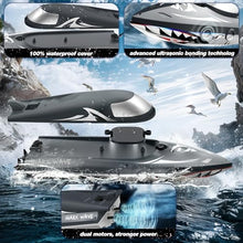 Load image into Gallery viewer, Shark RC Boat for Kids & Adults,2.4GHz High Speed Remote Control Racing Boat W/ Dual Battery 50 Min Runtime,Waterproof