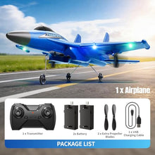 Load image into Gallery viewer, Foam RC Plane for Kids Adults Beginner, Remote Control Airplane RC Jet