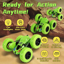 Load image into Gallery viewer, Threeking Remote Control Car RC Flip Stunt Double Sided Driving Cars
