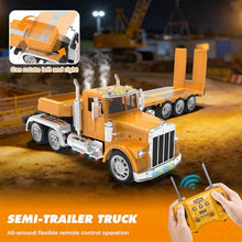 Load image into Gallery viewer, KIDMARKT 39.6" Giant RC Semi-Trailer Truck for Kids | 16-Channel Remote Control Transport Truck with Lights & Sounds