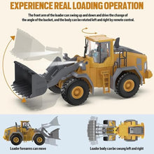 Load image into Gallery viewer, ADTHLIER Remote Control Loader, 9-Channel Loader Toy with Metal Shovel