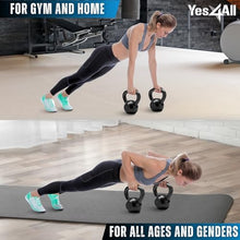Load image into Gallery viewer, Yes4All 70 lbs Kettlebell Heavy Cast Iron Solid Smooth Handle Weights for Women/Men
