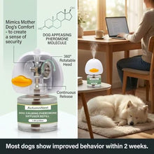 Load image into Gallery viewer, 8-in-1 Calming Diffuser for Dog – Pheromone-Based Dog Anxiety Relief, 2 Plug-Ins & 6 Refills for 180-Day Stress Support – Helps Promote Calm Behavior, Safe & Non-Toxic, Anxiety Relief for Dogs