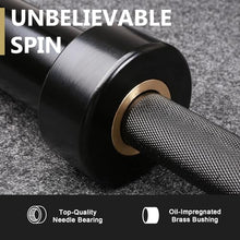 Load image into Gallery viewer, LIONSCOOL 7ft Olympic Barbell (Black E-coating, 1500LBS, No Center Knurl)
