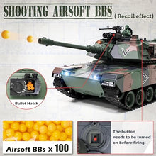 Load image into Gallery viewer, Supdex 1:18 RC Tank, 2.4Ghz M1A2 Remote Control Tank Model Toys, 15 Channel Battle Army Toy