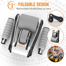 Load image into Gallery viewer, Portable Ab Roller Wheel with Knee Pad & Storage Bag, Foldable Design Quiet Wheels