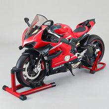 Load image into Gallery viewer, PLAYBUDDY RC Motorcycle Model for Adult, 1/7 Scale Remote Control Motorcycle V4 Top Edition with Ignition System & Smoke Spray, for Biker