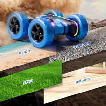 Load image into Gallery viewer, Zalneo Remote Control Stunt Car 4WD 360° Flip Double‑Sided RC Cars, LED Light Bar, USB‑C