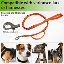 Load image into Gallery viewer, FOVRLZSE Bungee Dog Leash, Reflective Shock Absorbing, 4FT–5FT,Orange