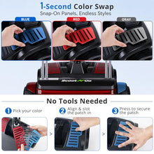 Load image into Gallery viewer, ScootNGo Foldable Mobility Scooter for Seniors & Adults, Airline Approved, Lightweight 4 Wheel Electric Scooter, Portable Travel Scooter with Removable Battery, USB Port & Rearview Mirrors