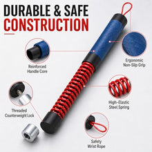 Load image into Gallery viewer, Adjustable Weighted Ropeless Battle Rope, Progressive Weight Training for Home & Small Spaces, Light Weight for Fast Cardio, Heavy for HIIT Challenge, Beginner, Home Gym, Activate Training State