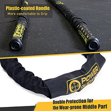Load image into Gallery viewer, POWER GUIDANCE Battle Rope, 1.5/2 Inch Diameter Poly Dacron 30, 40, 50Ft Length Exercise Equipment for Home Gym & Outdoor Workout, Battle Rope Anchor Included