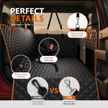 Load image into Gallery viewer, Back Seat Extender for Dogs,Dog Car Seat Cover for Back Seat with Hard Bottom Holds 500 lbs,Car Seat Protector,Waterproof Extender for Dogs,Pet Bed for Full Size F150/RAM1500/Silverado Crew Cab Pickup