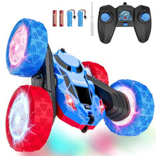 Load image into Gallery viewer, Hamdol Remote Control RC Car for Kids 6-12, High-Speed 4WD Stunt Car with LED Lights