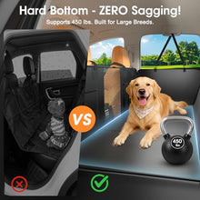Load image into Gallery viewer, JKLESA Hard Bottom Dog Car Seat Cover, 52"×65", Waterproof PU Leather