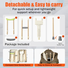 Load image into Gallery viewer, Aluminum Crutches for Adults, Pair of Height Adjustable Crutch (Fits 5'0" - 5'10"), Universal & Lightweight Crutches