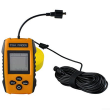 Load image into Gallery viewer, Portable Sonar Fish Finder 100M Wired Transducer