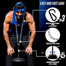 Load image into Gallery viewer, G Gabantt- Neck Exerciser and Neck Trainer. Adjustable Neck Harness Weight Lifting, 4 Way Neck Training - Head Harness for Neck Exercises and Neck Muscle Builder. Neck Strengthener Workout Equipment