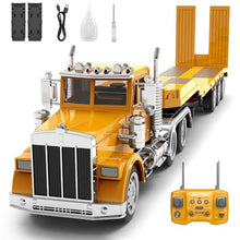 Load image into Gallery viewer, KIDMARKT 39.6" Giant RC Semi-Trailer Truck for Kids | 16-Channel Remote Control Transport Truck with Lights & Sounds