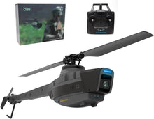 Load image into Gallery viewer, Drone with 1080P HD Wide-Angle Camera, RC Military Helicopter, 2.4G 4CH Aerial Vehicle Reconnaissance with WiFi Live Video (3 Batteries)
