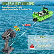 Load image into Gallery viewer, RC Boat for Kids Adults 2.4GHz Remote Control Boats with LED Light for Pool Lakes Water