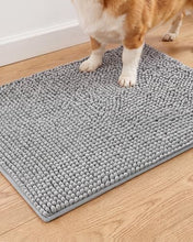 Load image into Gallery viewer, Mymeely Dog Door Mat for Muddy Paws, 19" x 30" Soft Chenille Absorbent Front Door Mat
