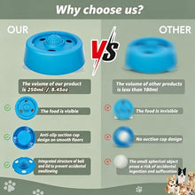 Load image into Gallery viewer, Slow Feeder Dog Bowls, Dog Lick Bowl with Rolling Ball for Small & Medium Breeds - Lick & Roll Bowl for Liquid Treats, Bone Broth & Yogurt, Non-Slip Suction Base