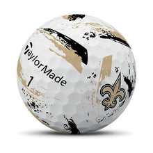Load image into Gallery viewer, TaylorMade Golf SpeedSoft NFL Ink Golf Balls, New Orleans Saints, 1 Dozen